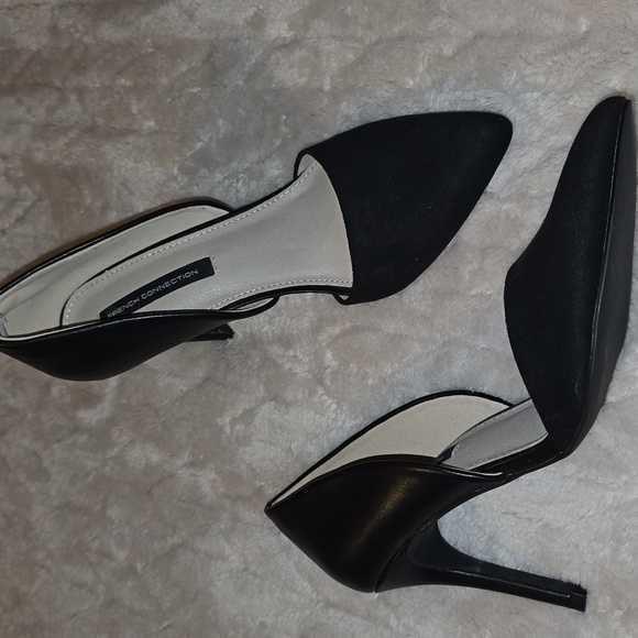 NWOB French Connection SIZE 8 Black Women's High Heels - Picture 2 of 8